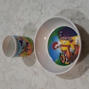 Vintage McDonald's melamine bowl and mug